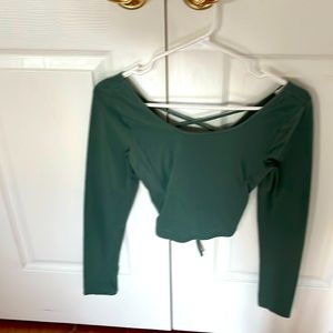 Long sleeve green top from Aeropostale